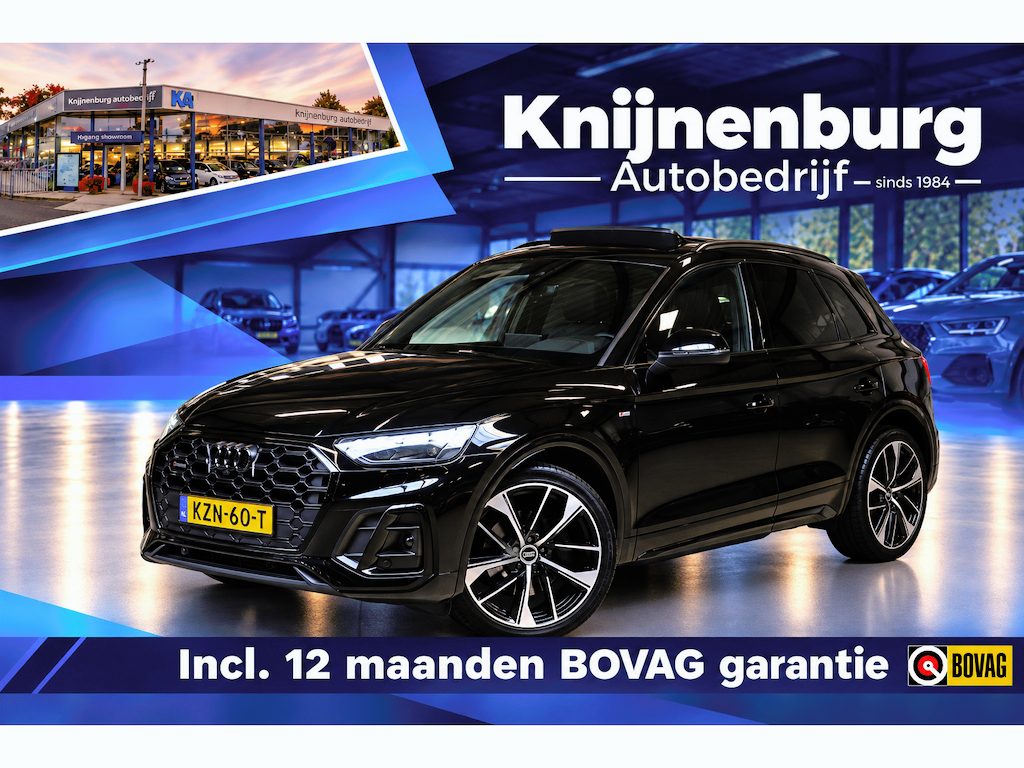 Audi Q5 50 TFSIe 299pk quattro S edition Competition | Luchtvering | Matrix | Honeycomb | Pano | 100% (Dealer) onderhouden label