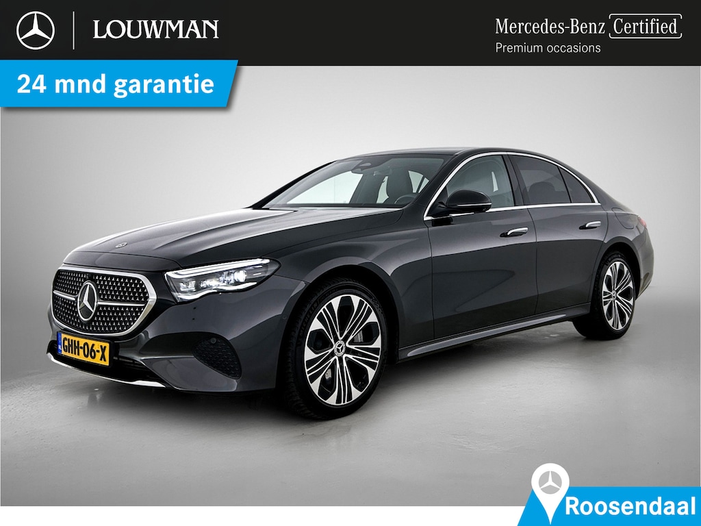 Mercedes-Benz E-klasse 300 e Luxury Line | Distronic | 360°-camera | Sfeerverlichting | Keyless Go |Stuur en Stoelverwarmng / Ventilatie | Inclusief 24 maanden Mercedes-Benz Certified garantie voor Europa.