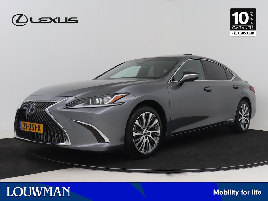 Lexus ES 300h Luxury Line | Memory Seat | Bruin Leder | Stoelverwarming | Stoelventilatie | Blind Spot Monitor | Schuif/Kantel Dak |