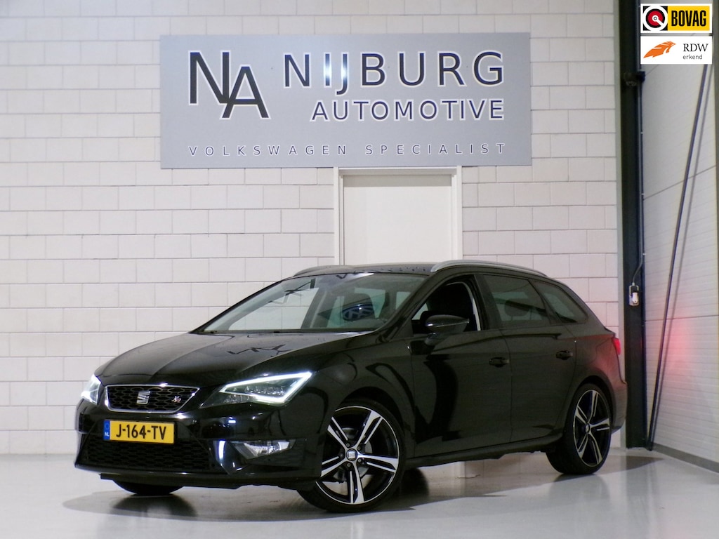 SEAT Leon ST 1.4 EcoTSI FR "Automaat" Apple-Carplay Stoelverwarming Android-Auto Drive-mode 19"Velgen Full-LED Parkeersensoren