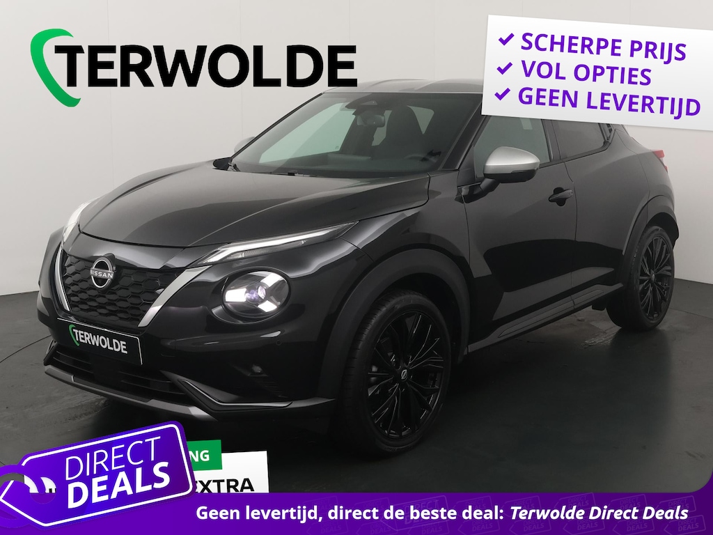 Nissan Juke 1.6 Hybrid N-Sport | NU MET €10.000 VOORRAADVOORDEEL! | Stoel en stuurverwarming | 360 camera | Adaptieve cruisecontrol | Trekhaak | All-season banden
