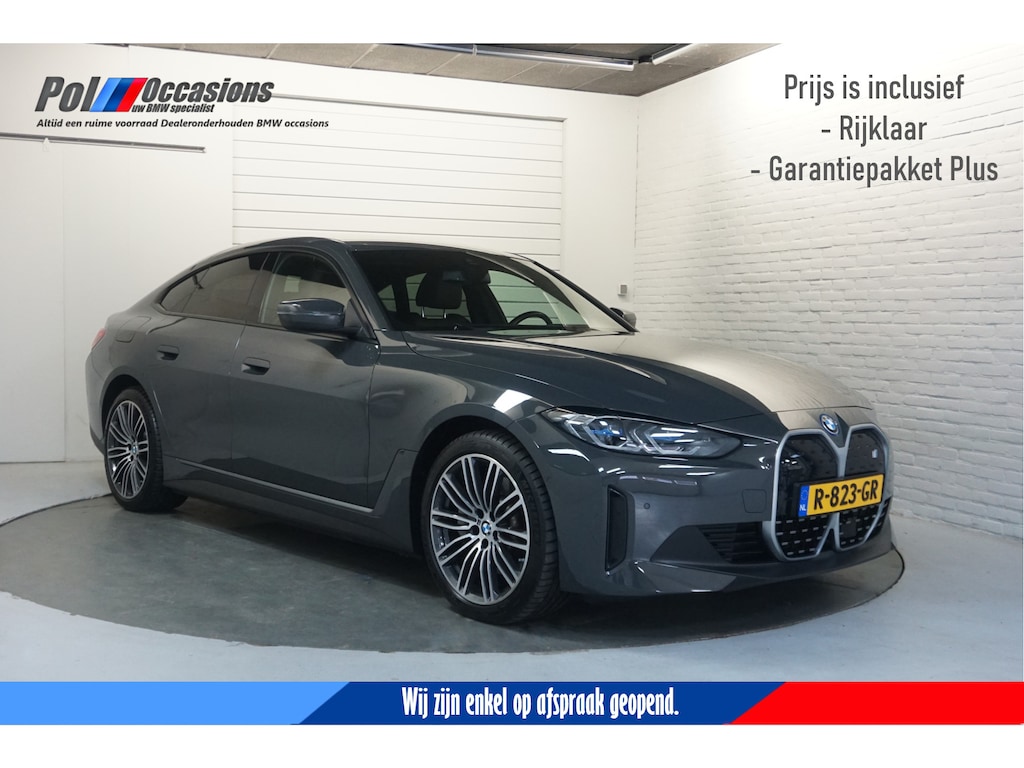 BMW i4 eDrive40 High Executive 84 kWh Dravitgrau | BTW auto | Carplay | Widescreen