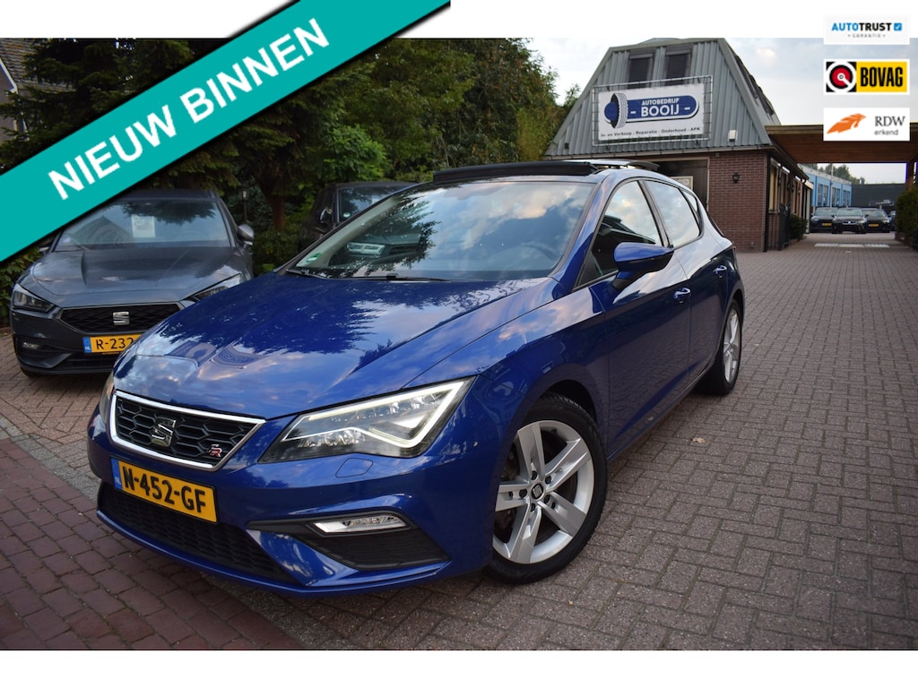 SEAT Leon 1.4 TSI FR PANO DAK/CARPLAY/CRUISE/NAVI/AIRCO-ECC/XENON LED/BLUETOOTH/6 BAK/PDC V+A/LMW 17"/STOEL VERW/USB