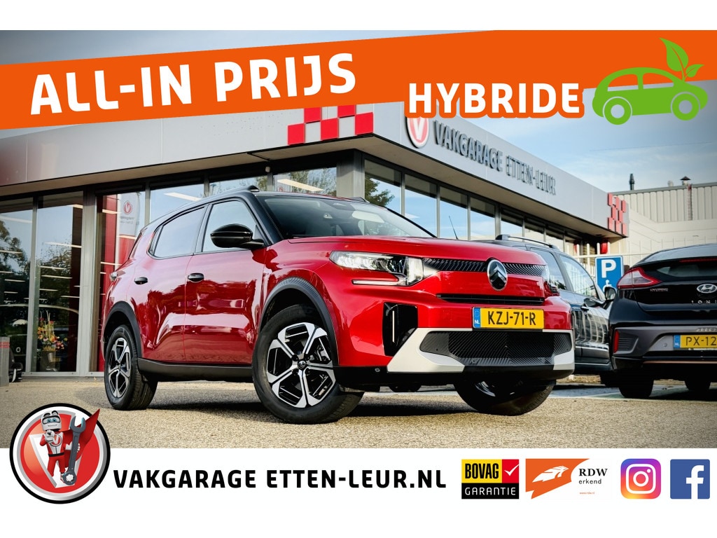 Citroën C3 Aircross 1.2 Hybrid 145pk Max | CAMERA | CLIMA | CARPLAY + ANDROID