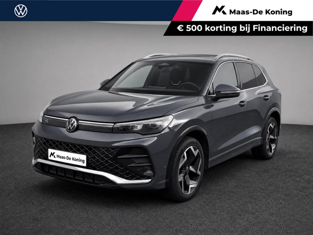 Volkswagen Tiguan 1.5 eTSI 150pk R-Line Business · Camera · Wegklapbare Trekhaak · Apple/Android Car Play · P-Sensoren · Massage · 19'' Inch · Garantie t/m 13-06-2029 of 100.000km