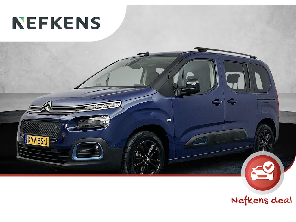 Citroën E-Berlingo 136 pk 50 kWh Shine | ACCU 95% | Stoel/Vooruit Verwarming | Carplay | Parkeersensoren | Dodehoekbewaking | Automatische Airco
