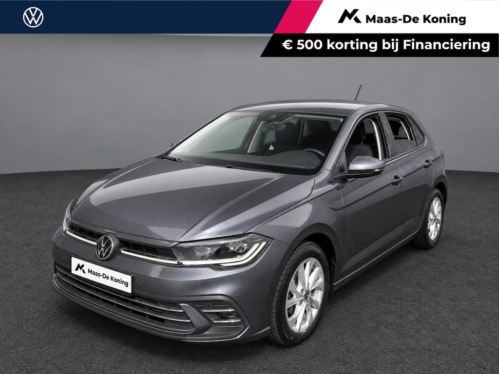 Volkswagen Polo 1.0 TSI 95pk DSG Style · Camera · Apple/Android Car Play · Stoelverwarming · Navigatie · Trekhaak · 16'' Inch ·