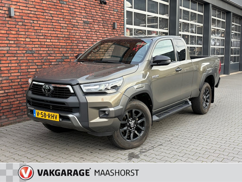 Toyota Hilux 2.8 D-4D Xtra Cab Invincible 3500Kg Trek . Automaat 360°Camera/Adapt.Cruise/Elek.Stoel/LED/PDC/DAB/Clima/AppConnect