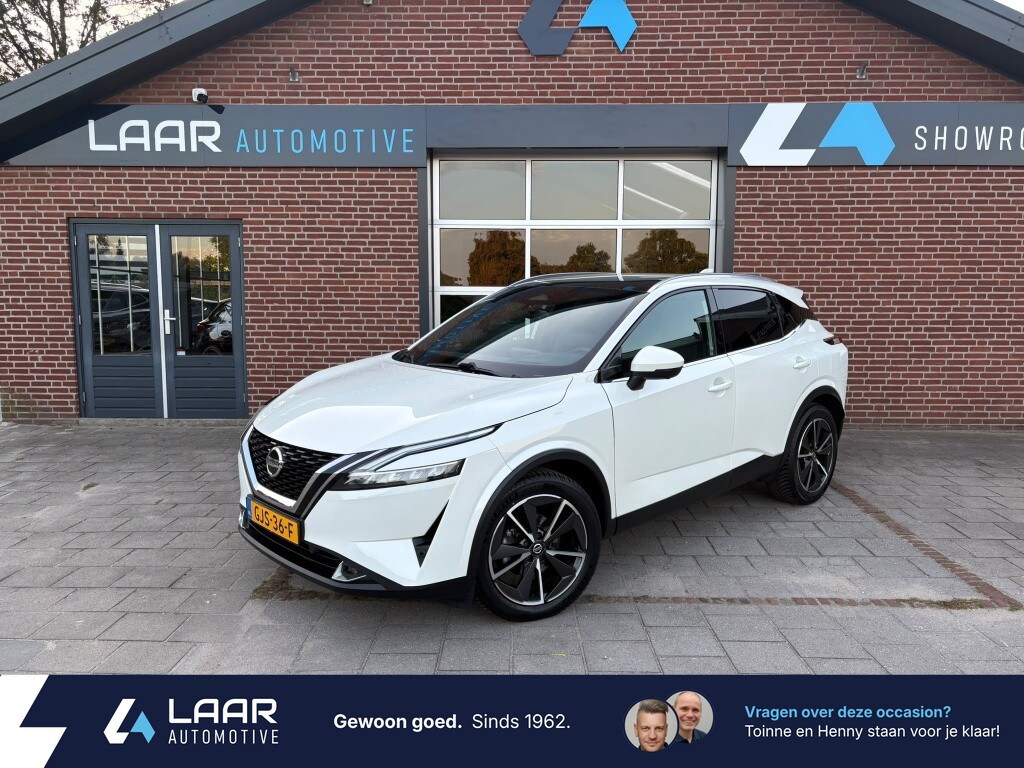Nissan Qashqai 1.3 MHEV 158PK X-tronic Tekna + | Navi | 360 Camera | Pano | Memory | BOSE | ACC | Leer