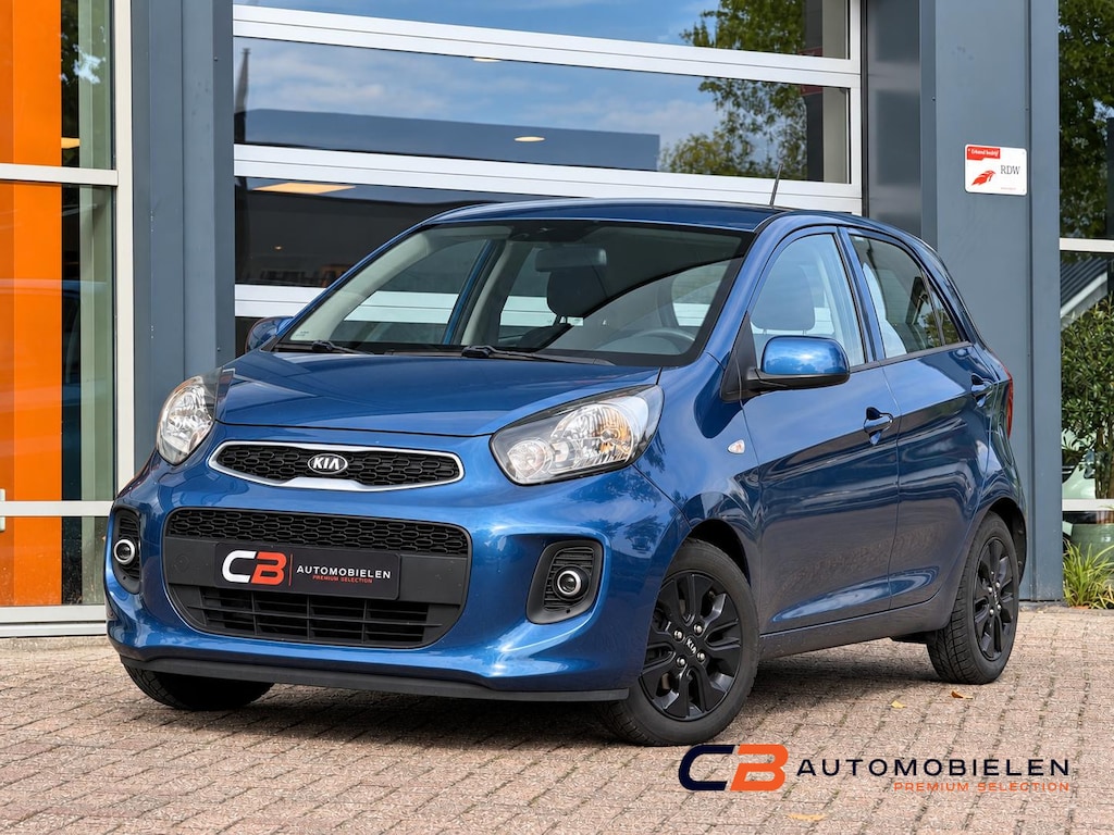 Kia Picanto 1.0 CVVT EconomyPlusLine | Navigatie | Airco | | Dazzling Blue | Achteruitrijcamera | Lichtmetaal | APK 05-2027 |