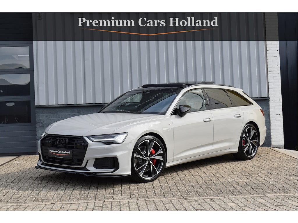 Audi A6 Avant 55 TFSI e Quattro Porsche Krijt Grijs Exclusive S-Line Competition 367 Pk Pano RS-Stoel Soft-Close S6 21 Inch