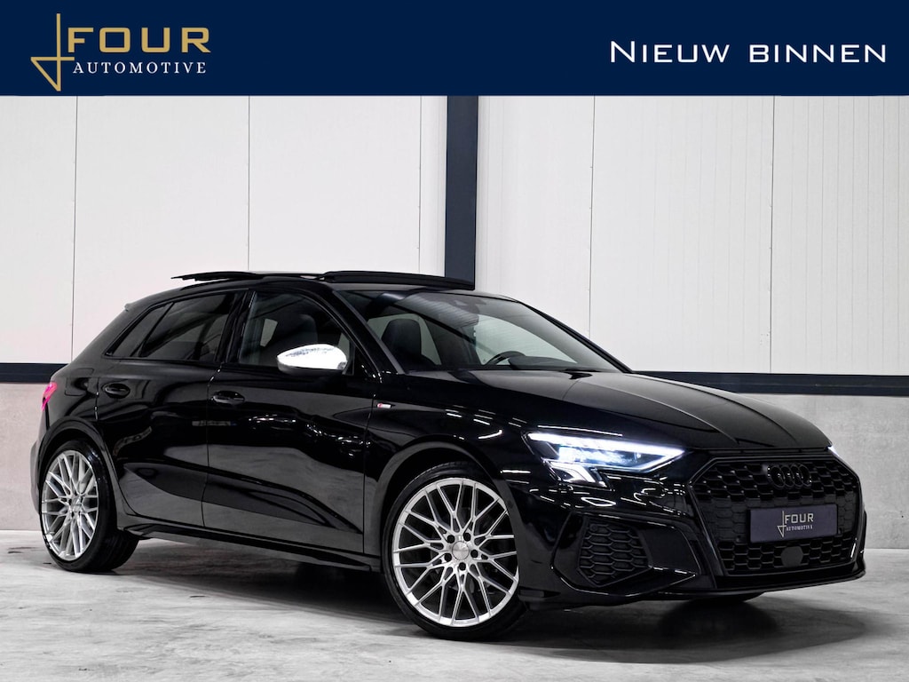 Audi A3 Sportback 35 TFSI S edition | Panoramadak | RS Stoel | Dealer OH | Sfeer | ACC | 19" | Side | Elek. stoel | LED