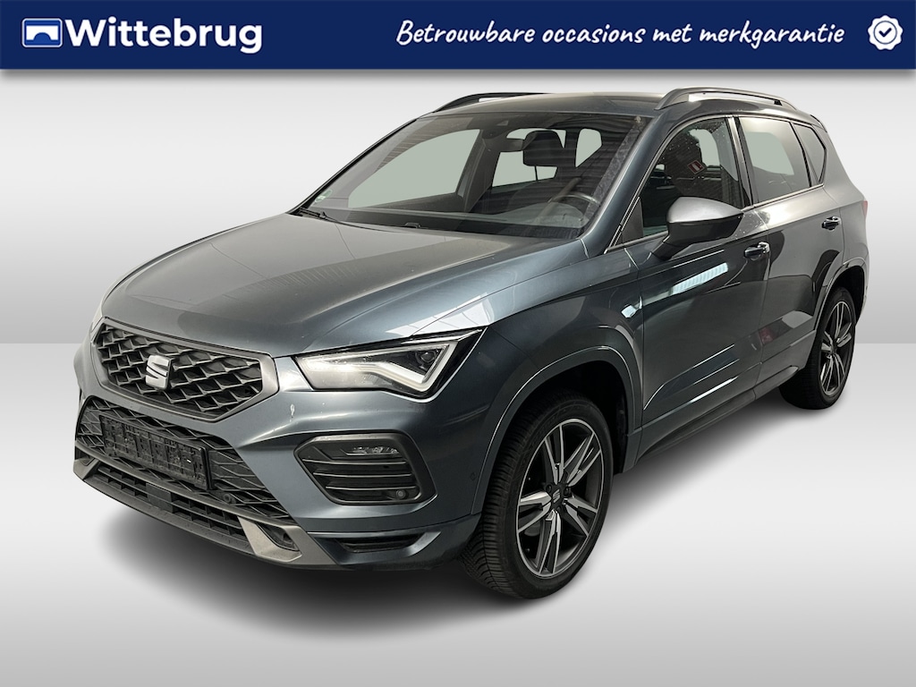 SEAT Ateca 1.5 TSI FR / AUTOMAAT/ TREKHAAK/ ACC/ PARK.SENSOR.V+A/ CAMERA/ FULL LINK/ STUUR+STOELVERWARM./ BEATS AUDIO/ DODEHOEK/ KEYLESS/ ELEK.ACHTERKLEP/ DIGITAL DASH/ RIJ-MODI/ NAVI/ DAB/ CLIMA/ LED/ 18'' LMV