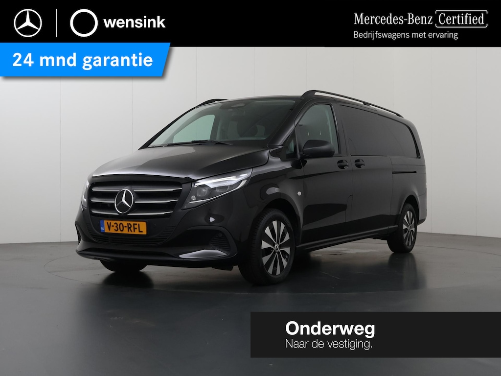 Mercedes-Benz Vito 119 CDI | AUT. | XL L3 | PRO | DUBBEL CABINE | 4X4 | SCHUIFDEUR L+R | TREKHAAK | LM VELGEN | 5-ZITS | NAVIGATIE | PARKEERCAMERA | STOELVERWARMING | CERTIFIED