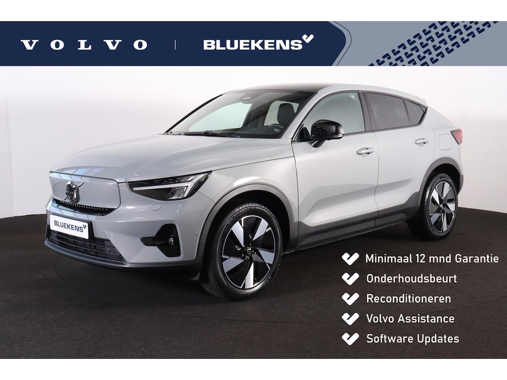 Volvo C40 Extended Range Ultimate 82 kWh - Panoramadak - IntelliSafe Assist & Surround - 360º Camera - Harman/Kardon audio - Verwarmde voorstoelen & stuur - Parkeersensoren voor & achter - Elektr. bedienb. voorstoelen met geheugen links - Draadloze tel. lader - Warmtepomp - Extra getint glas - 19' LMV