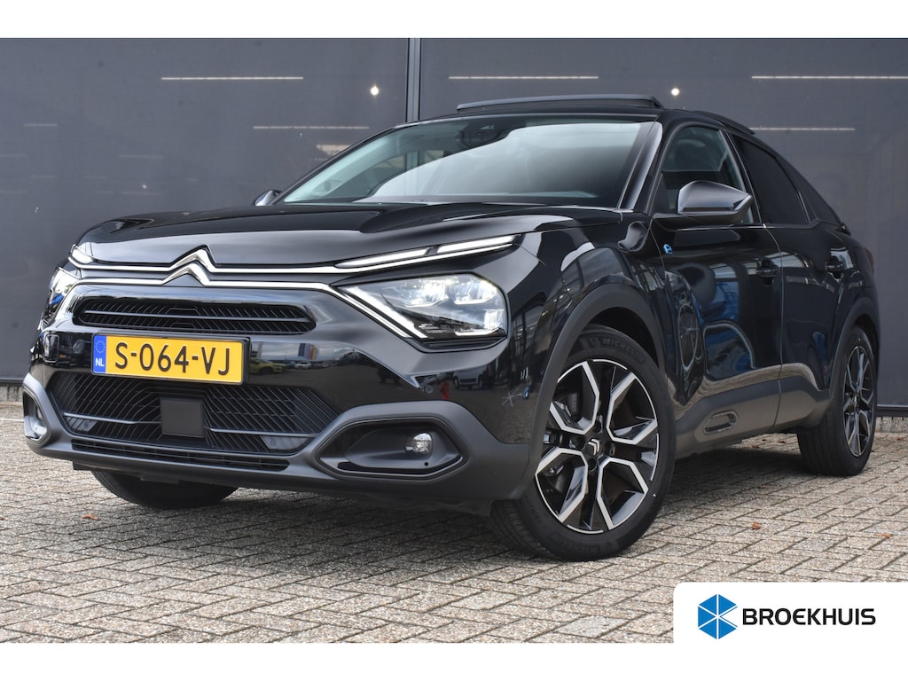 Citroën E-C4 Shine Pack Business 50 kWh 3 Fase | Vol-Leder | Schuif-/Kanteldak | Elektr. Stoelen | Massage | Stoelverwarming | Adaptive Cruise | !!