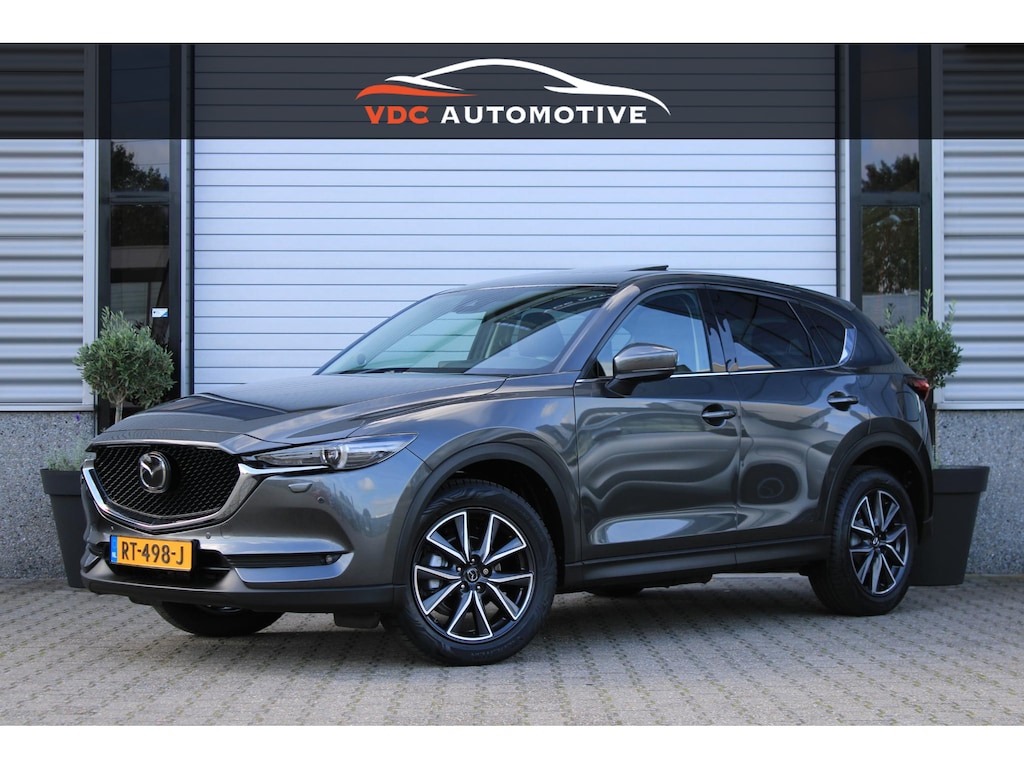 Mazda CX-5 2.5 SkyActiv-G 192 GT-M 4WD Trekhaak | Bose | ACC | Schuifdak | Memory | HeadUp | Keyless | Stuurverwarming | Blind Spot | Stoelverwarming V+A | Carplay | DAB | Leder | Camera