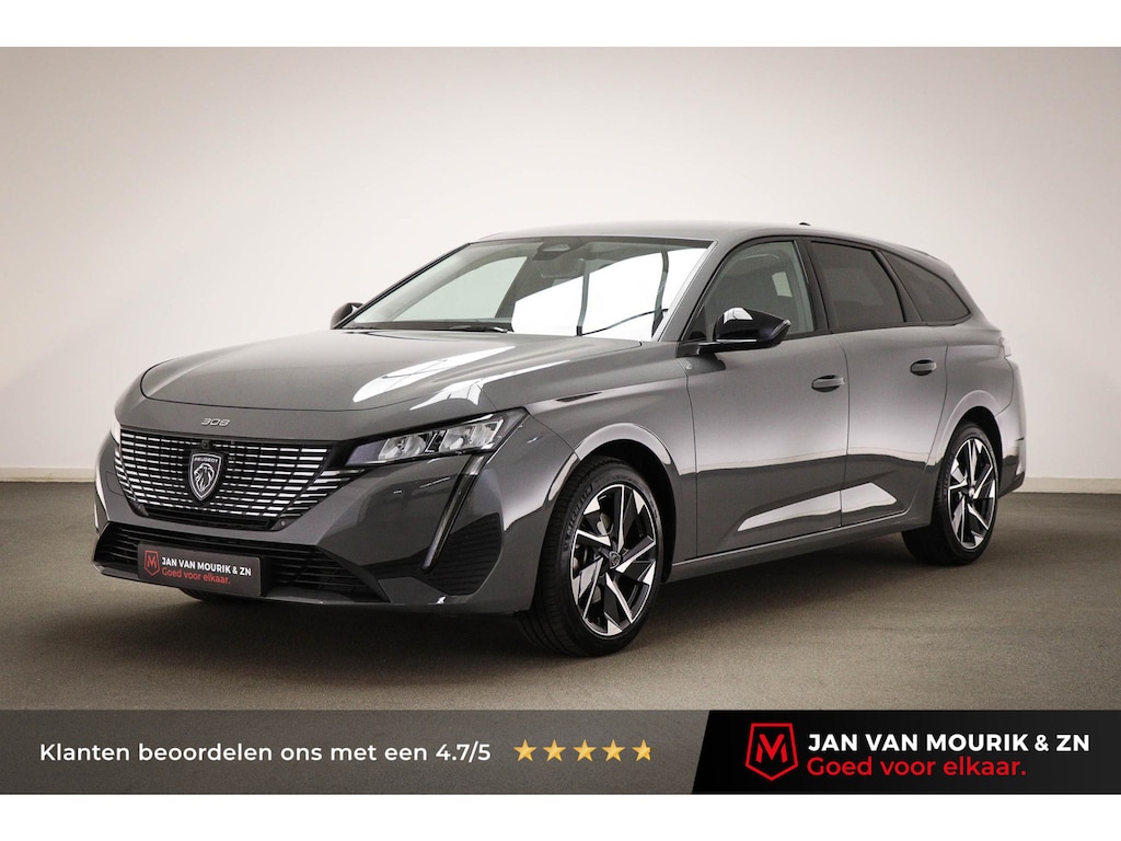 Peugeot 308 SW 1.2 Hybrid 145 e-DCS6 Allure | HALF LEDER | DRAALOZE LADER | NAVI | DAB | APPLE | 360 CAMERA