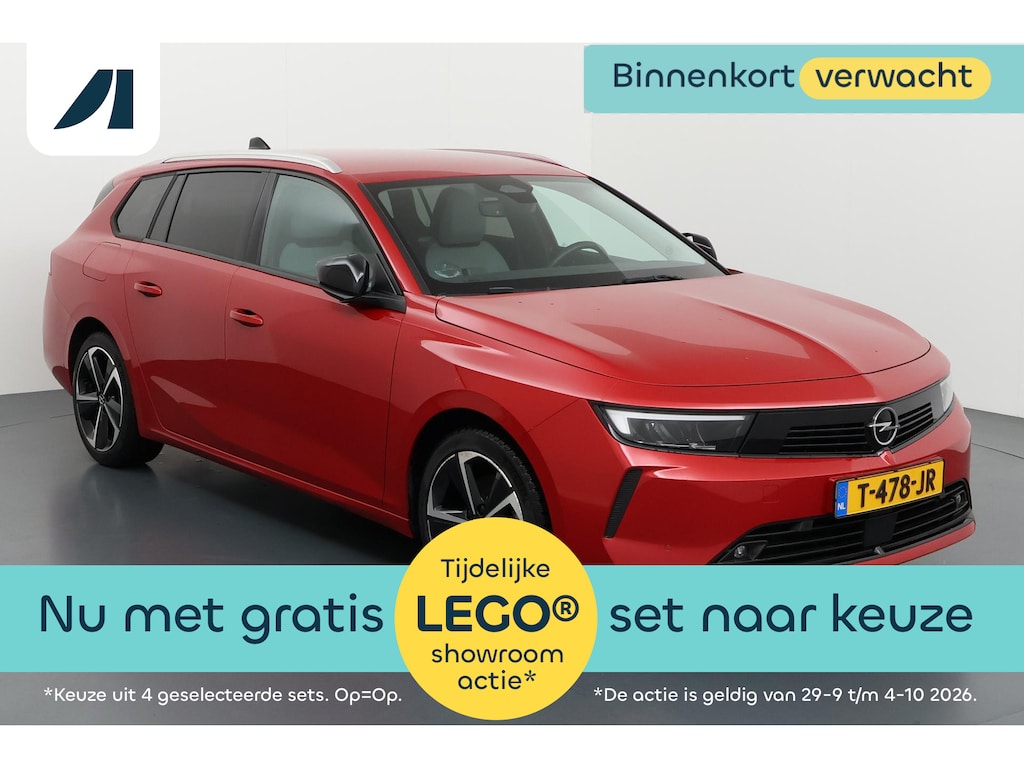 Opel Astra Sports Tourer 1.2 Business Elegance - Praktische Stationwagon met Frisse Rode Uitstraling