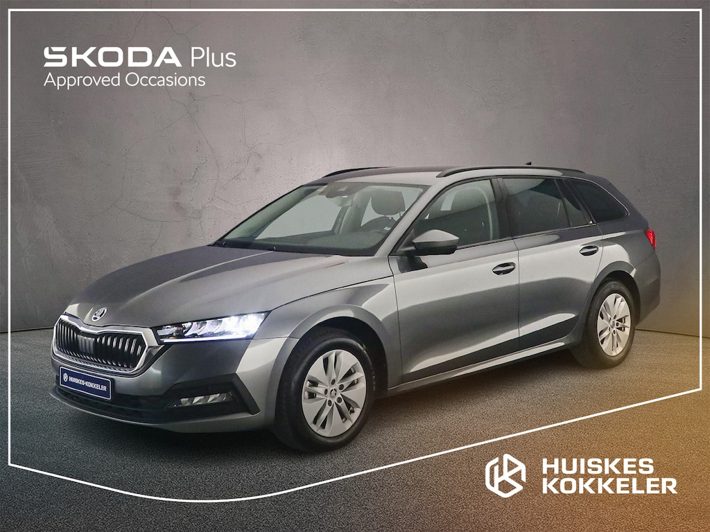 Skoda Octavia Combi Business Edition 1.0 eTSI 110pk DSG Automaat Navigatie, Cruise control, Stoelverwarming, Parkeersensoren, LED koplampen, Elektrische achterklep