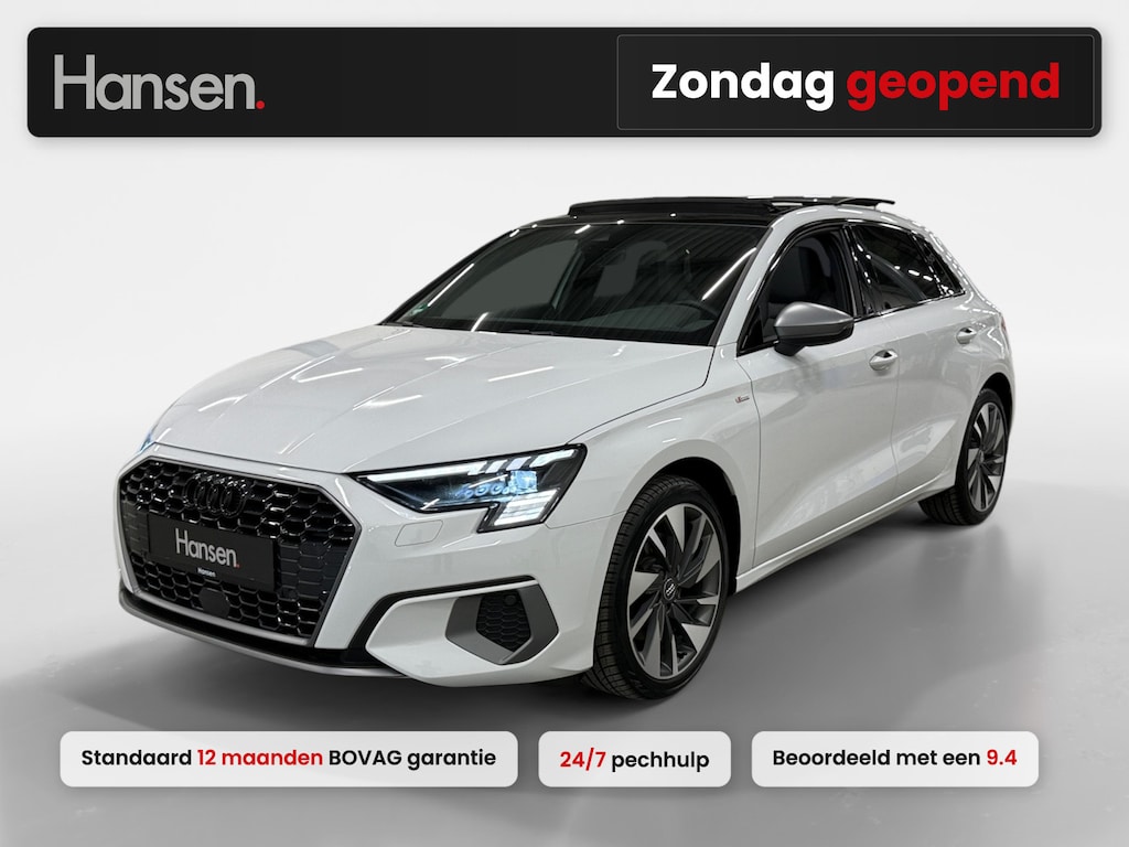 Audi A3 Sportback 35 TFSI edition one I S-Line I Panoramadak I Leder I Stoelverwarming I Matrix LED I Cruise Control I CarPlay I