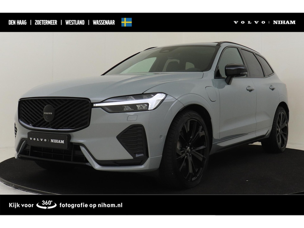 Volvo XC60 II T6 PLUG-IN HYBRID AWD ULTRA BLACK EDITION -PANO.DAK|HARMAN/KARDON|LUCHTVERING|360°CAM|HEAD-UP DISP.|PRIVACY.GLAS|TREKHAAK|21"ALL-SEASON|SoH:99%