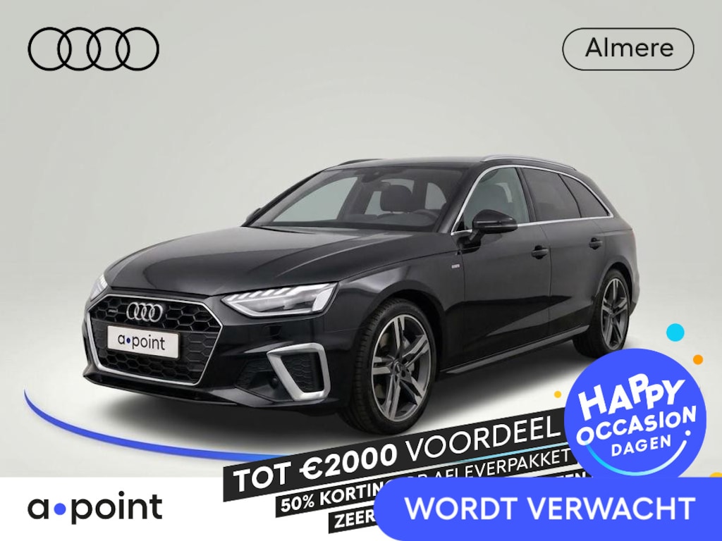 Audi A4 Avant 40 TFSI S edition 204pk | MMI navigatie plus | Parkeercamera | 18"Lichtmetalen velgen | Stoelverwarming | Elektrisch bedienbare achterklep |