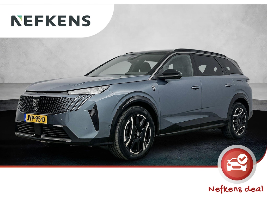 Peugeot e-5008 SUV 210 pk 73 kWh GT Avantage 7Pers. | ACCU 99 % | 360 Camera | Electrische Stoelen | Adaptieve Cruise Control | Alcantara Bekleding | Stuur en Stoelverwarming