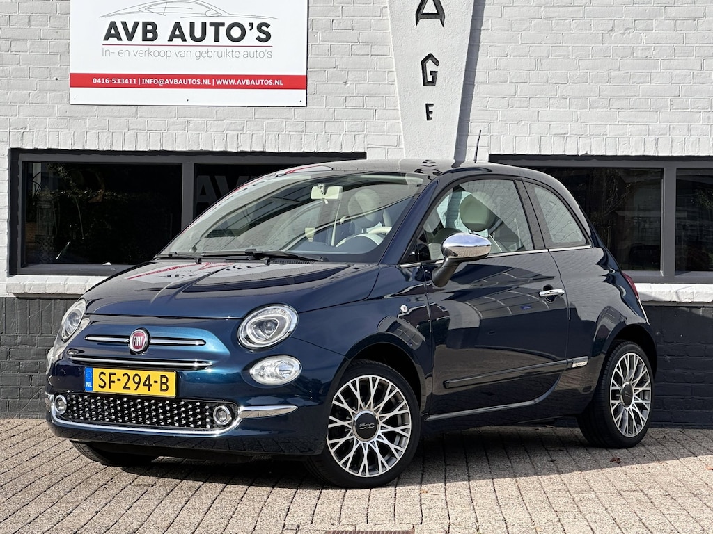Fiat 500 1.2 Lounge Clima Cruise Navi Pano Groot Scherm PDC