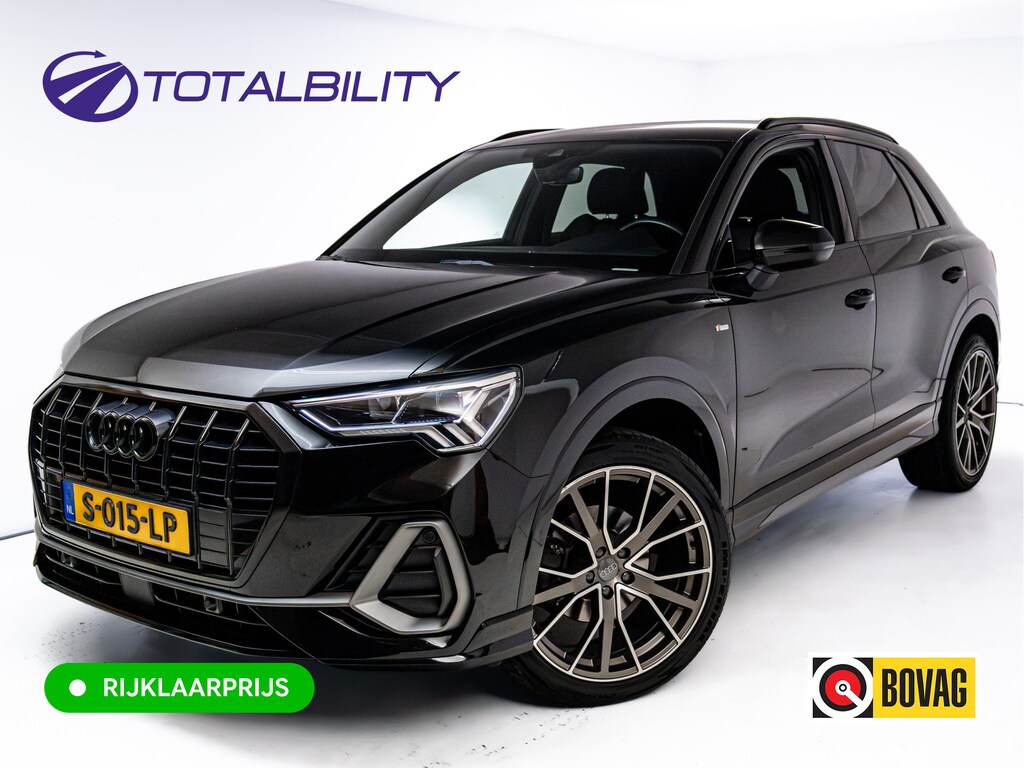 Audi Q3 35 TFSI 3x S-Line Pro Line | 20"LMV | Cruise | Stoelverw. | Elec klep | Elec. verst. stoelen | App. connect | Navigatie, PDC V+A, Sfeerverlichting, Subwoofer , Keyless