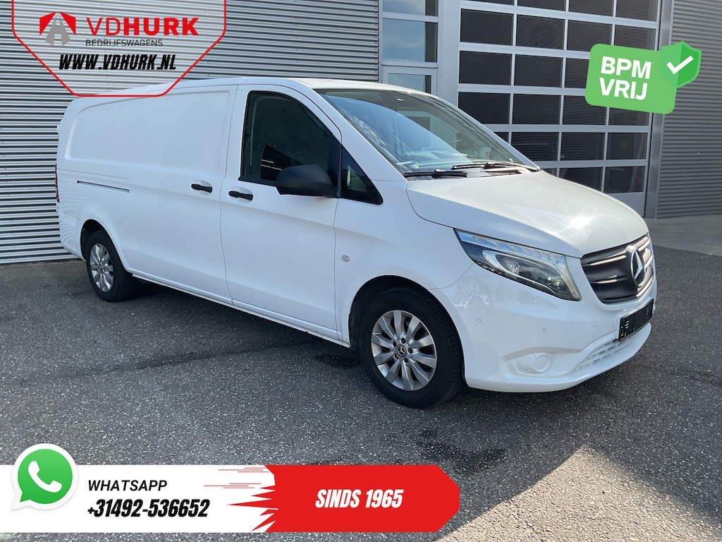 Mercedes-Benz Vito 116 CDI Aut. L3 LED/ Carplay/ Standkachel/ Stoelverw./ Navi/ Camera/ Cruise/ 16’LMV/ PDC/ Trekhaak