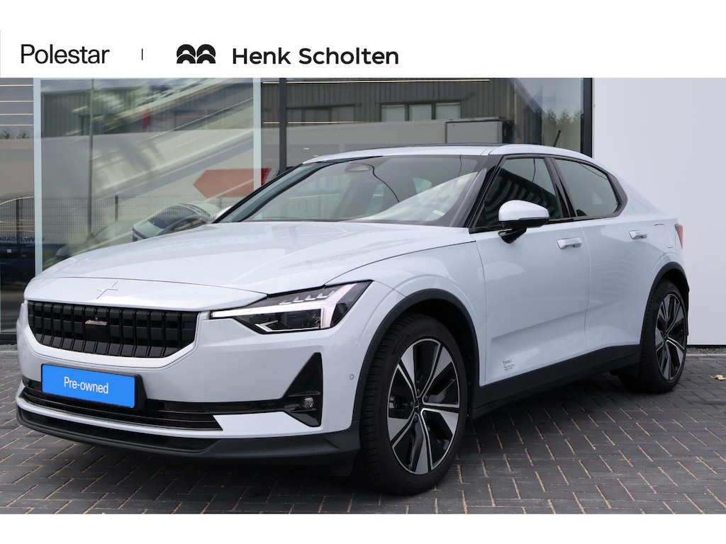 Polestar 2 Long Range Single Motor 78 kWh Panoramisch Dak | Warmtepomp | Adaptieve Cruise Control | Pilot Assist | Dodenhoek detectie (BLIS) | Elektrische achterklep | Stoelverwarming | Keyless Entry | 360 Graden Camera | Mistlampen