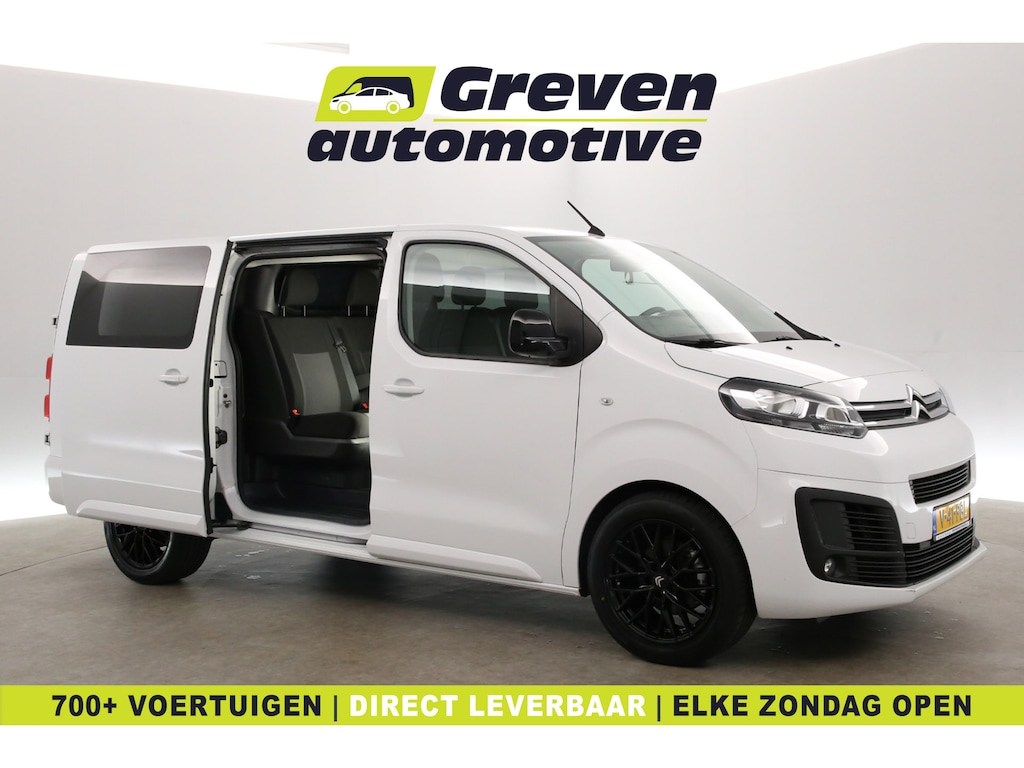 Opel Vivaro Citroën Jumpy 2.0 BlueHDI 145PK L3H1 | DC | 6 Zits | Airco | Cruise | Trekhaak | Carplay | Navi