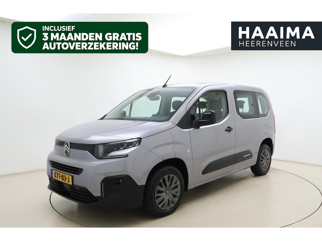 Citroën E-Berlingo Feel L1 50 kWh | Geen kilometers | Apple Carplay/Android Auto | Parkeersensoren | DAB Radio | Cruise control | Veel ruimte | Metaallak | Armsteun