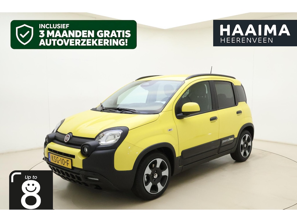 Fiat Panda 1.0 Hybrid Pandina Cross | NIEUW | Reg. premie € 1.799,-! | Airco | Apple Carplay/Android Auto | Bluetooth | Cruise control | DAB+ | Lichtmetalen velgen | Parkeersensoren | Hoge zit