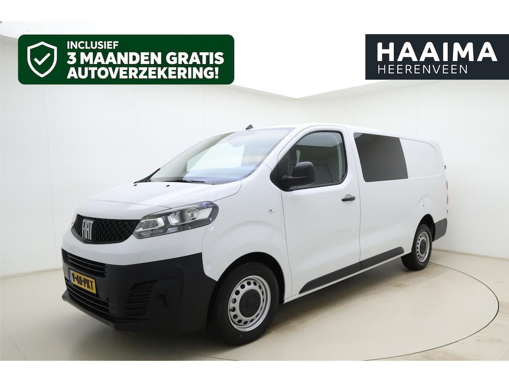 Fiat Scudo 2.0 Diesel 180pk Automaat L3H1 DC Business Pro | Airco | Apple Carplay/Android Auto | Cruise control | DAB | Parkeersensoren | 0 KM! | Uniek!