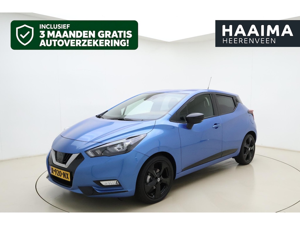 Nissan Micra 1.0 IG-T N-Sport | Navigatie | Achteruitrijcamera | Climate control | Cruise control | Keyless | Lichtmetalen velgen | Donkere hemelbekleding | Lage kilometerstand