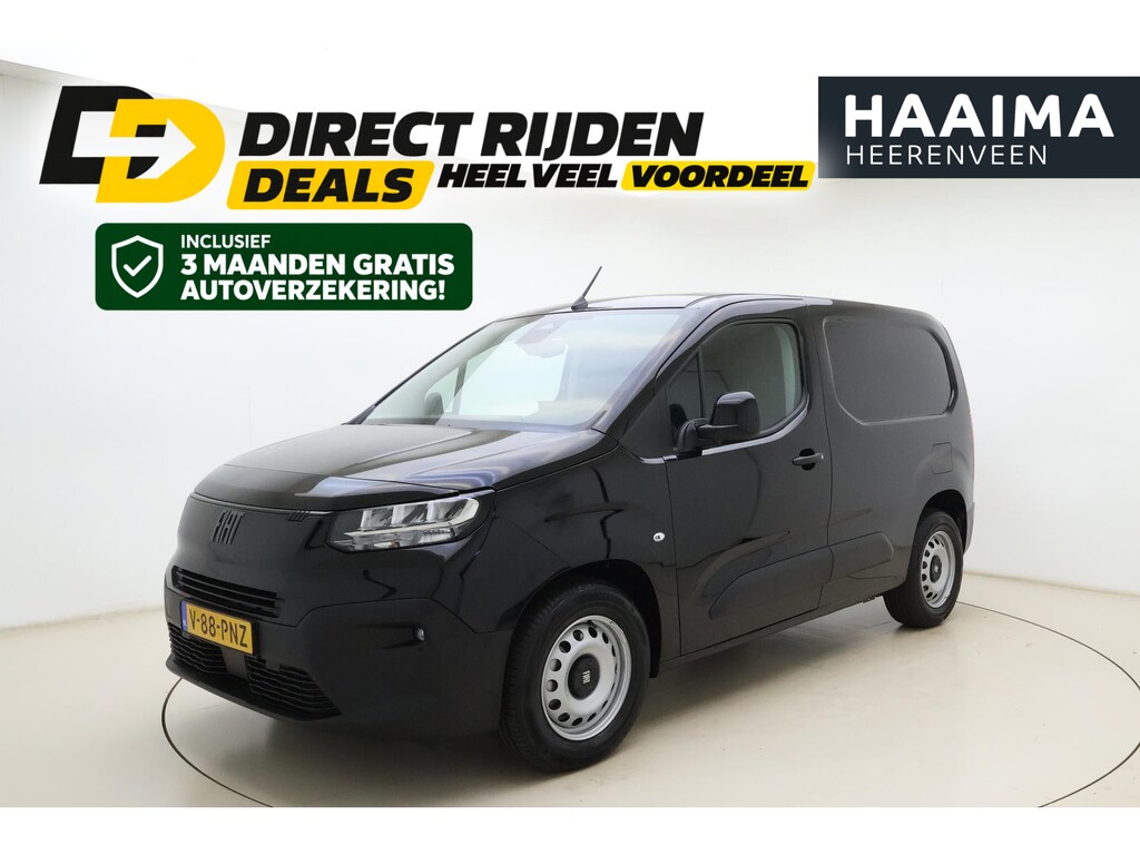 Fiat E-Doblò 136pk L1 50 kWh | DEMO | Tot 8 jaar garantie | Navigatie | Achteruitrijcamera | Cruise control | Stoelverwarming | Parkeersensoren | Laadruimte betimmerd