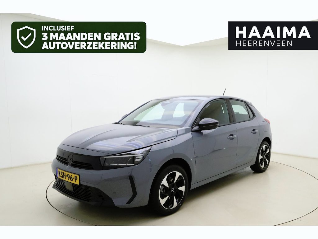 Opel Corsa-e Electric Long Range GS 51 kWh | NIEUW | tot 429km WLTP | 100kW snelladen | Climate control | Stoel- en stuurverwarming | Achteruitrijcamera | Navi via Apple Carplay/Android Auto | Sportstoelen