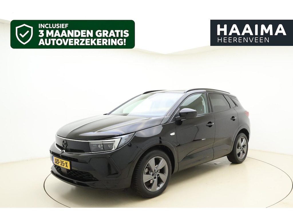 Opel Grandland 1.2 Turbo 130pk GS Line | Navigatie | Camera | Keyless | Electrische achterklep | Dakrails | Stoel & Stuurverwarming | AGR Stoelen | Climate control