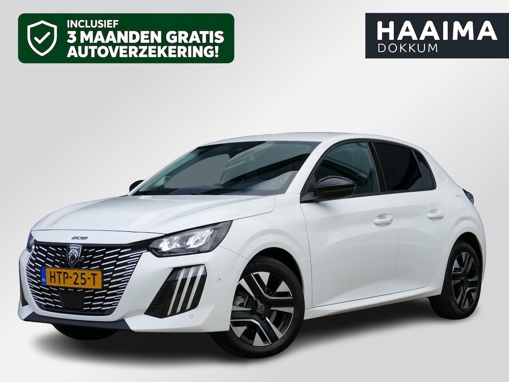 Peugeot 208 1.2 Hybrid 110 e-DCS6 Allure | 360° Camera | Navigatie | Climate Control | Full LED | 16'' LM Velgen | Apple Carplay/Android Auto