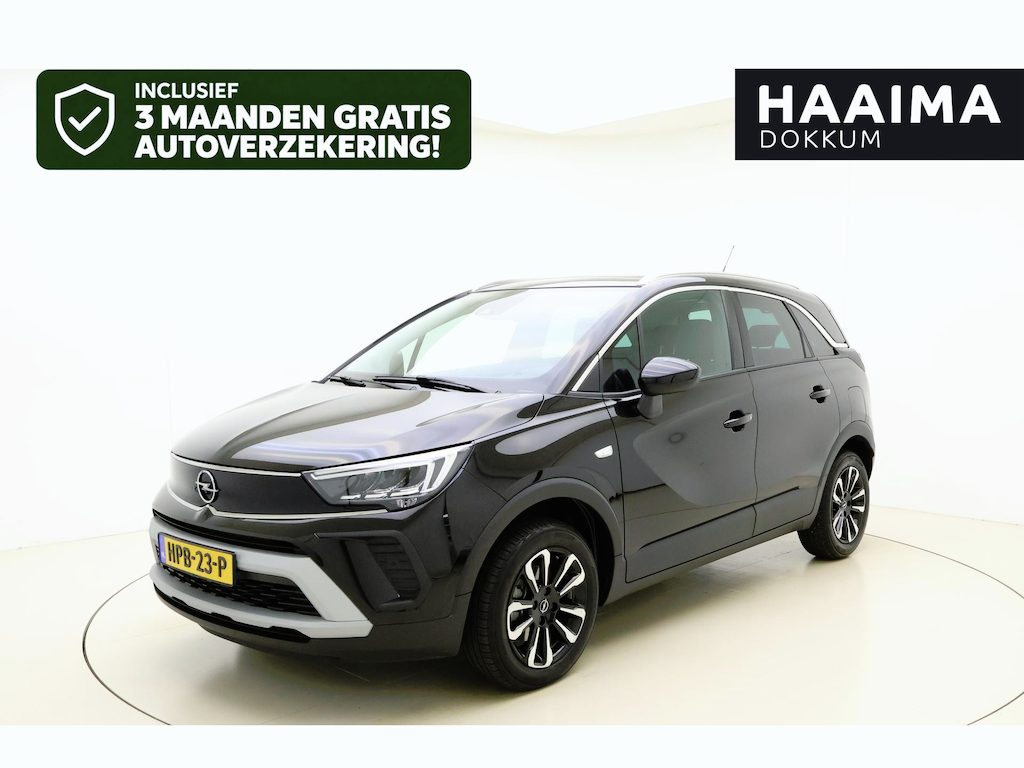 Opel Crossland 1.2 Turbo 110pk Level 4 | Panoramadak | Navigatie | Camera | Climate control | Parkeersensoren | Lichtmetalen velgen | Getint glas | DAB Radio | Cruise control | Bluetooth