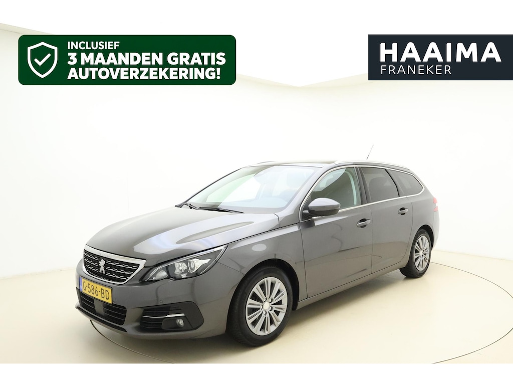 Peugeot 308 SW 1.2 PureTech Blue Lease Premium 130pk | Navigatie | Panoramadak | Climate Control | Trekhaak | Camera | Cruise Control | Parkeersensoren | Apple Carplay - Android Auto