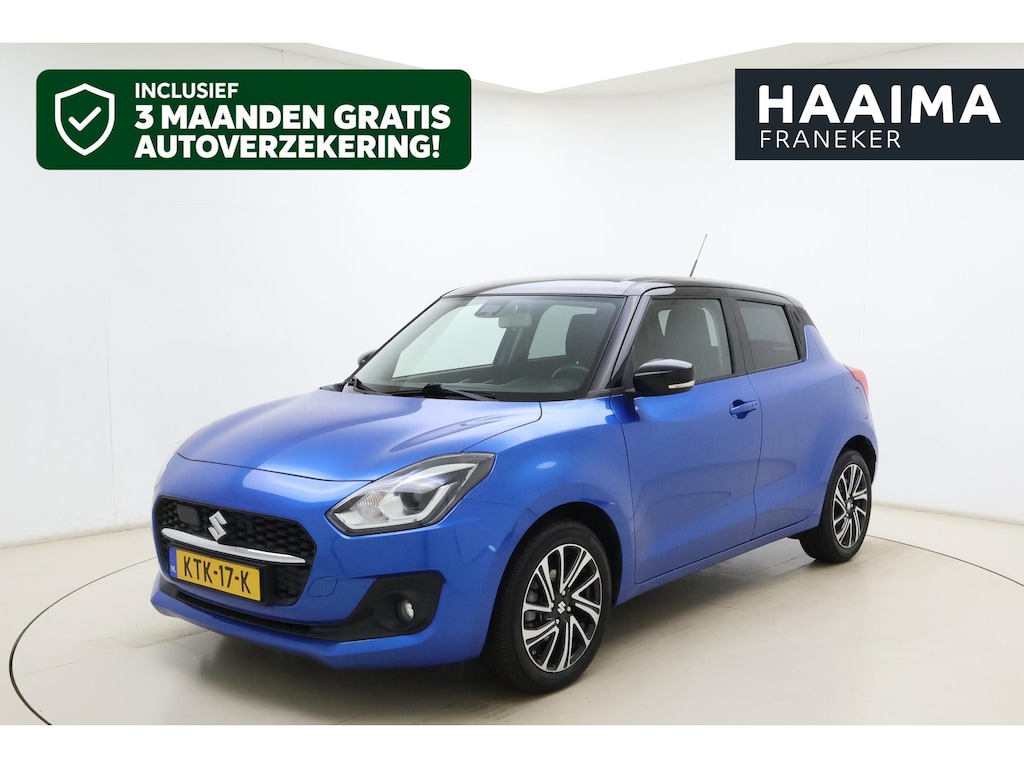 Suzuki Swift 1.2 Style Smart Hybrid 83pk | Navigatie | Camera | Climate Control | Stoelverwarming | Cruise Control Adaptief | Lichtmetalen Velgen | Weinig Kilometers