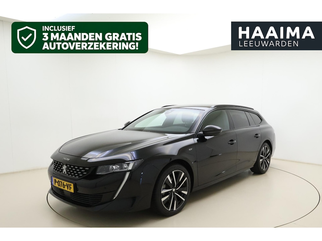 Peugeot 508 SW 1.2 PureTech GT | Achteruitrijcamera | Parkeersensoren | Full-map Navigatie | Climate control | Adaptive Cruise control | Stuurbediening | Inklapbare trekhaak | Parkeersensoren voor/achter | Verwarmde voorstoelen | Dakrails | Keyless entry | Lane-keeping system