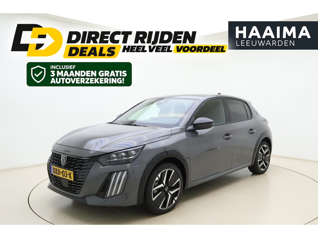 Peugeot e-208 EV GT Avantage 51 kWh Alcantara® Executive Interior l Drive Assist Plus Pack l Navigation Pack l Vision Pack l Matrix LED l Apple Carplay & Android Auto l 360 Camera l Navigatie Full-Map