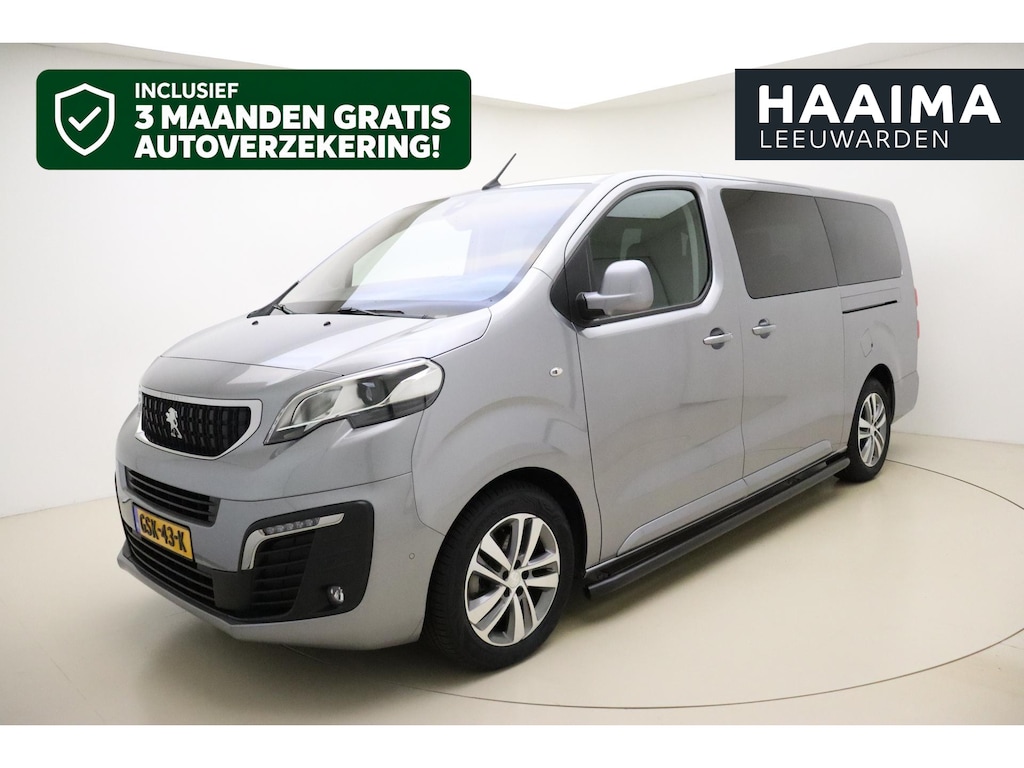 Peugeot Traveller 2.0 BlueHDi Business VIP Long S&S 180 PK | Automaat | Luxe uitvoering | 7 Zitplaatsen | Lederen bekleding | Elektrische schuifdeuren | Sidebars | Trekhaak | VOL opties