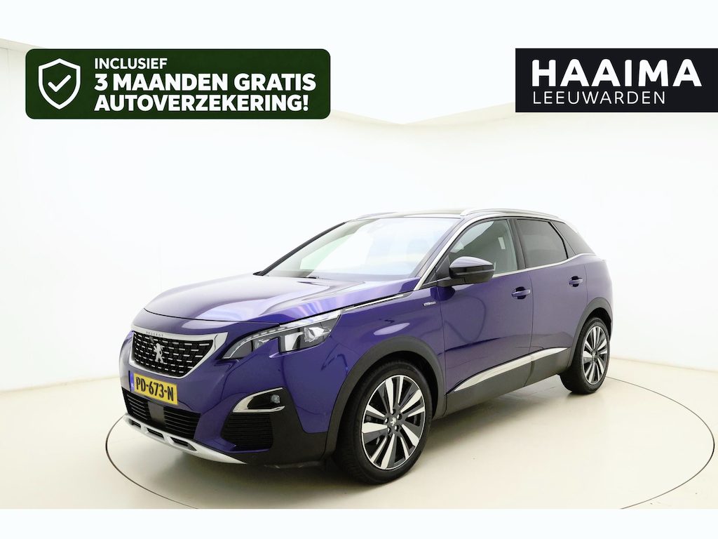 Peugeot 3008 1.2 PureTech GT Line | Panoramadak | Achteruitrijcamera | Elektrische achterklep | Parkeersensoren | Focal-audio systeem | Memory seats | Elektrisch verstelbare stoelen | Stuurbediening | Cruise control