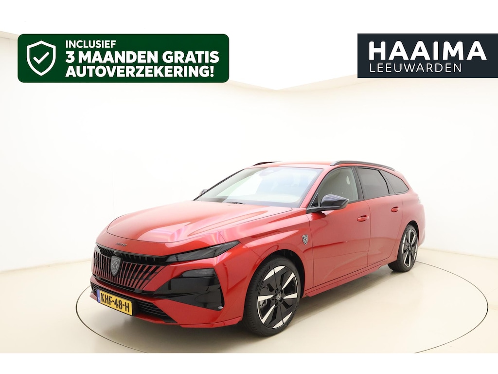 Peugeot e-308 SW GT 54 kWh | Sportinterieur | Parkeersensoren | Navigatie | Cruise control | 360 graden camera | Spraakbediening | Digitaal dashboard | Stoelverwarming | Climate control | Automatische achterklep