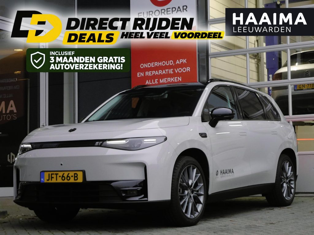Leapmotor C10 Design 69.9 kWh | Demo | Diverse kleuren leverbaar | 1500 kg trekgewicht | Wltp 420 km | Stuurverwarming | Stoelverwarming en koeling | Elektrisch verstelbare voorstoelen | Navigatie | Keyless entry & start | 20 inch lichtmetalen velgen | Led verlichting
